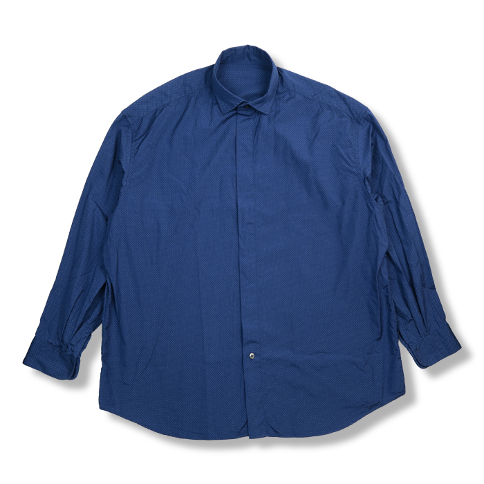 ポータークラシック PC-016-2219 NEW ARTIST SMALL DOT SHIRT ニューアーティストスモールドットシャツ ブルー