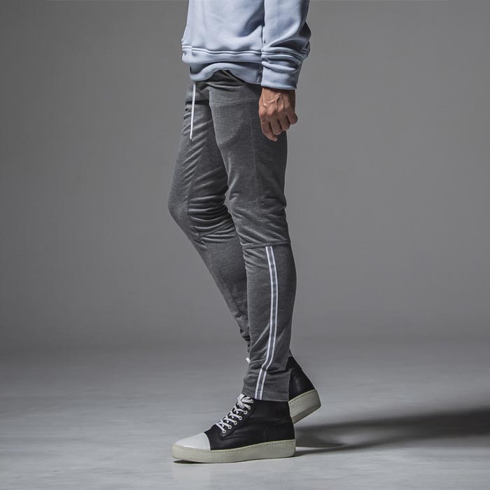 30th Collection リサウンドクロージング RC30-ST-017 Audio PANTS GREY オーディオ ラインパンツ メンズ