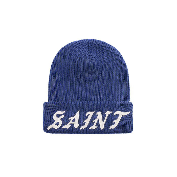 セントマイケル SM-MK8-0000-087 KNIT CAP / SAINT / NAVY メンズ ニットキャップ