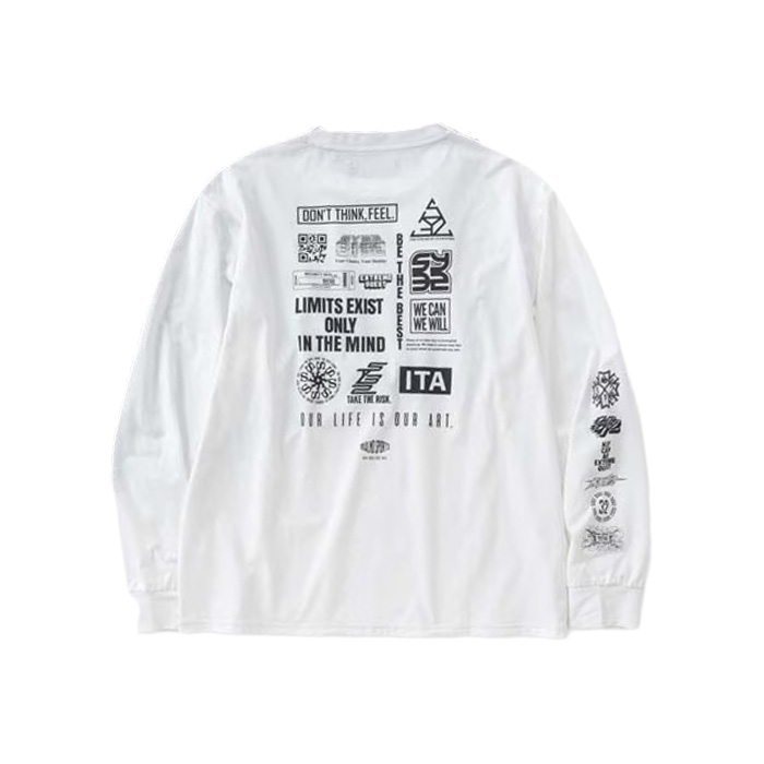 SY32 by SWEET YEARS(エスワイサーティトゥ バイ スウィートイヤーズ) MULTI LOGO L/S TEE 32-26SN1-10