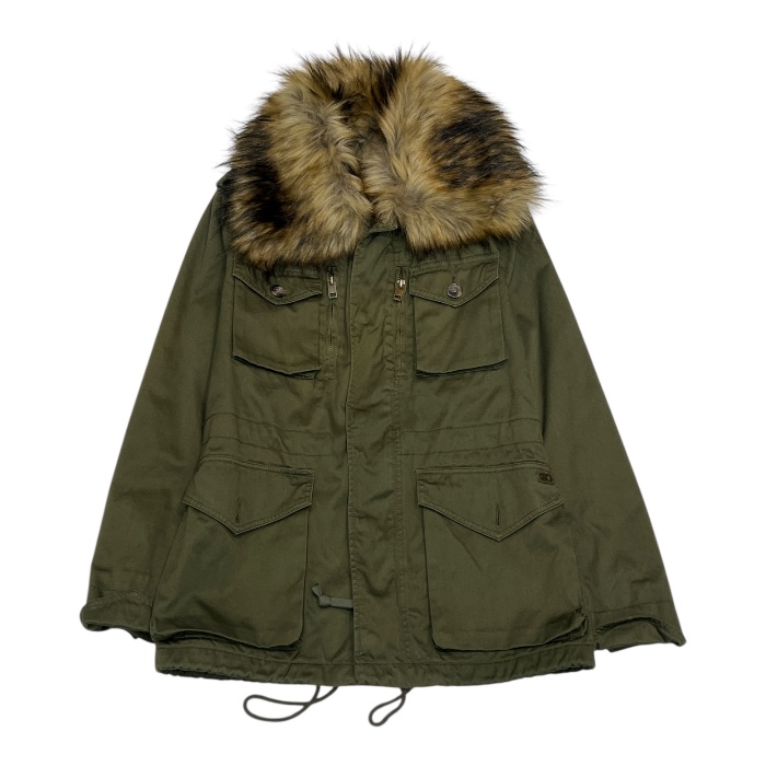 DIESEL(ディーゼル) OOSJKJ ファー付きミリタリージャケット