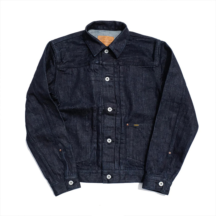 トロフィークロージング 2705 Button Jacket Garage Denim 15オンスヘヴィオンスデニム ワンウォッシュ デニムジャケット メンズ