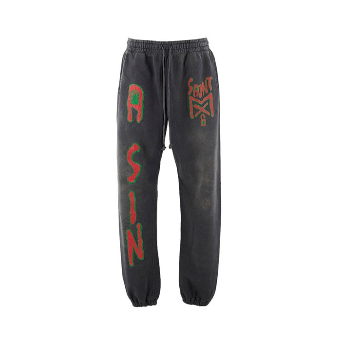 SAINT Mxxxxxx(セントマイケル) SM-A23-0000-033 / SWEAT PANTS / MX6 / BLK スウェットパンツ