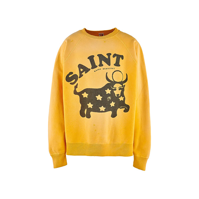 SAINT Mxxxxxx(セントマイケル) SM-A23-0000-022 / CRW N SWT / COW / クルーネックスウェット