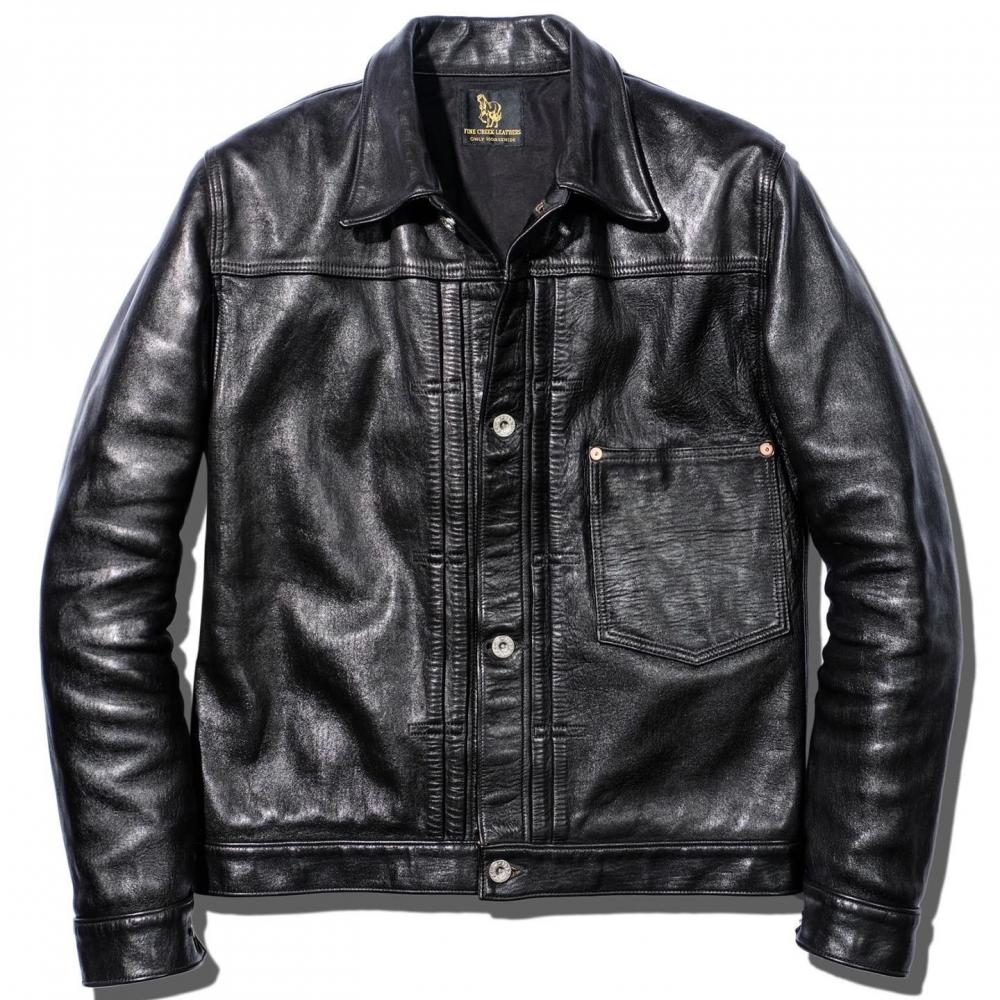 FINECREEK LEATHERS FCJK026 RICHMOND S66 リッチモンド S66 BLACK