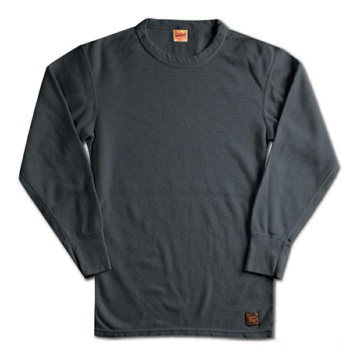 デラックスウエア MILC-00 MIL-SPEC THERMAL PLAIN メンズ ミリタ リーサーマル 長袖 Tシャツ ロンT カットソー DOPE.GRY