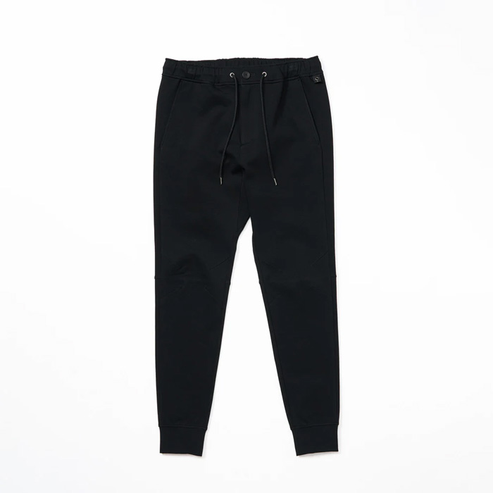 wjk(ダブルジェイケイ) 5217-cj31 basic rib sweat pants ブラック