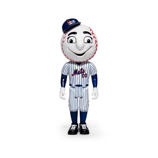 MLB MASCOT REACTION FIGURE - MR. MET (NEW YORK METS)/3.75 in