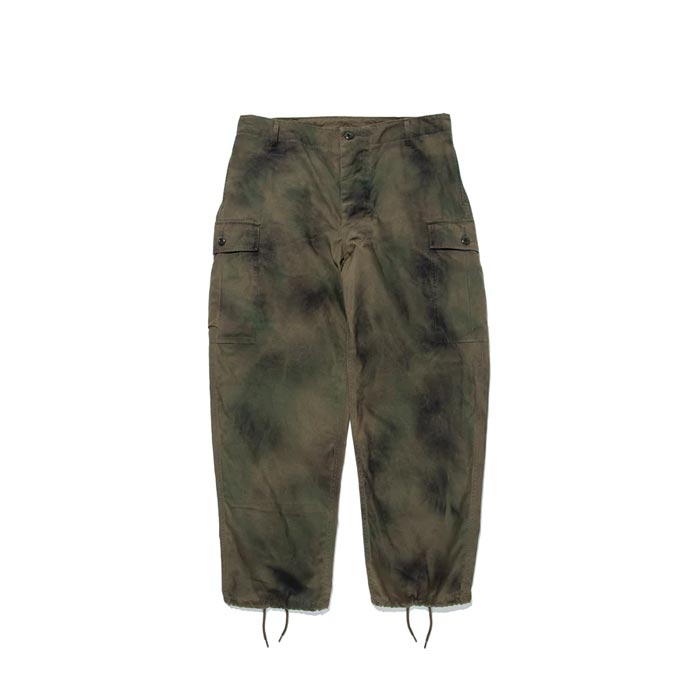 バウワウ BW241-JFPC JUNGLE FATIGUE CARGO PANTS SPRAY CAMO メンズ カーゴパンツ グリンベレー