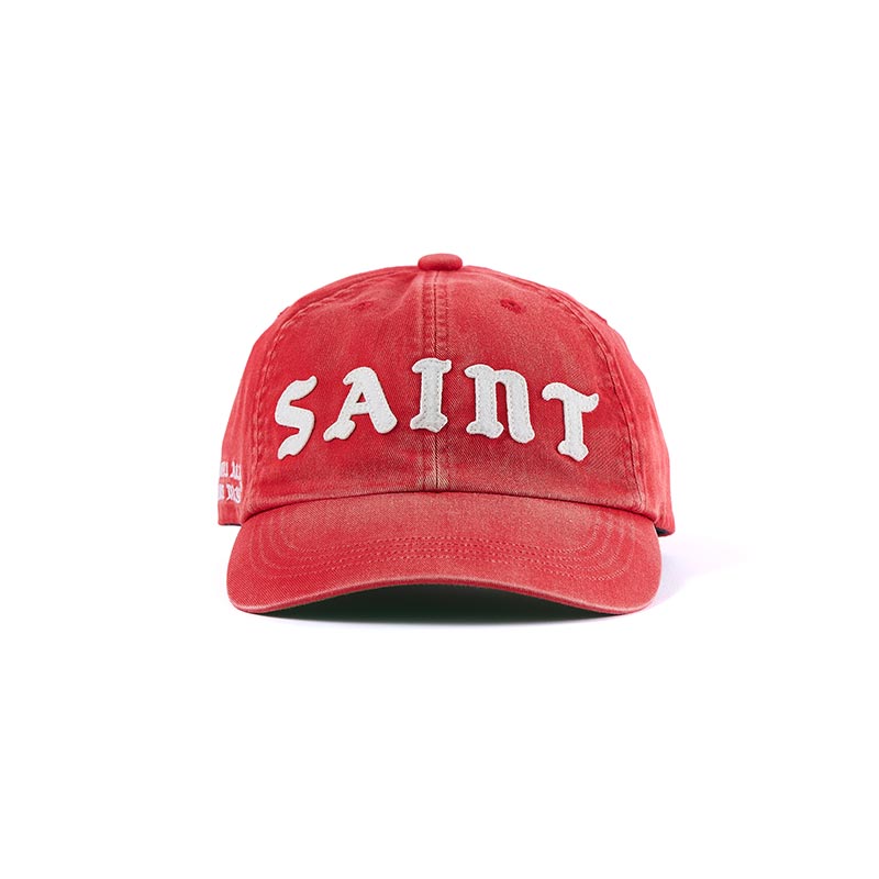 セントマイケル SM-HR8-0000-081 6PANEL CAP / SAINT / RED キャップ 帽子 ユニセックス