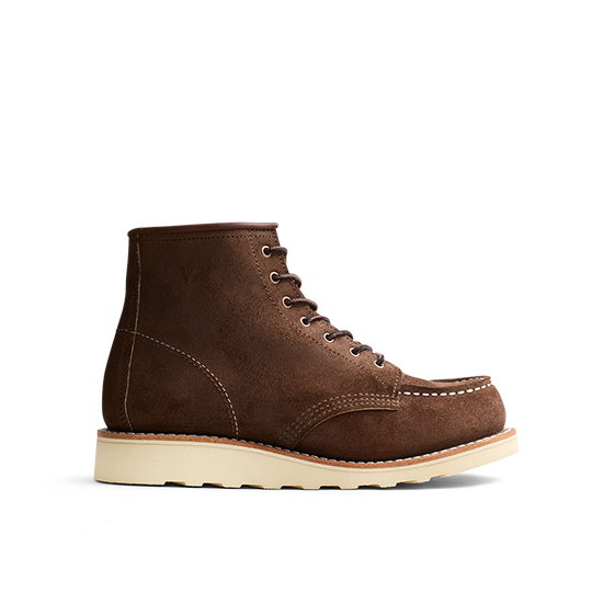 レッドウィング  STYLE NO.3476 6-inch Classic Moc  チョコレート「ミュールスキナー」ラフアウト