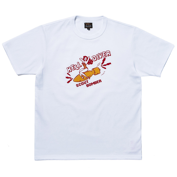 The REAL McCOY'S(ザ・リアルマッコイズ)MILITARY TEE / HELL DIVER