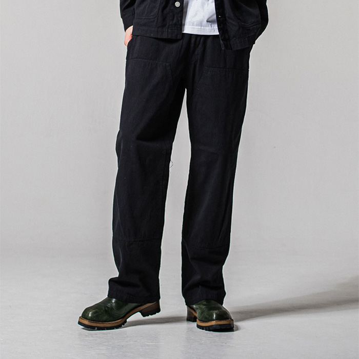 RESOUND CLOTHING(リサウンドクロージング) double knee PT / RC39-ST-041 / BLACK