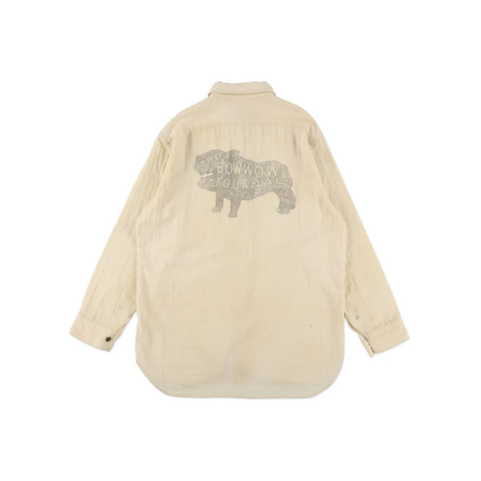 BOWWOW(バウワウ) THE BOW WOW JOURNAL GAUZE SHIRT AGED / BW261-BJGS / NATURAL
