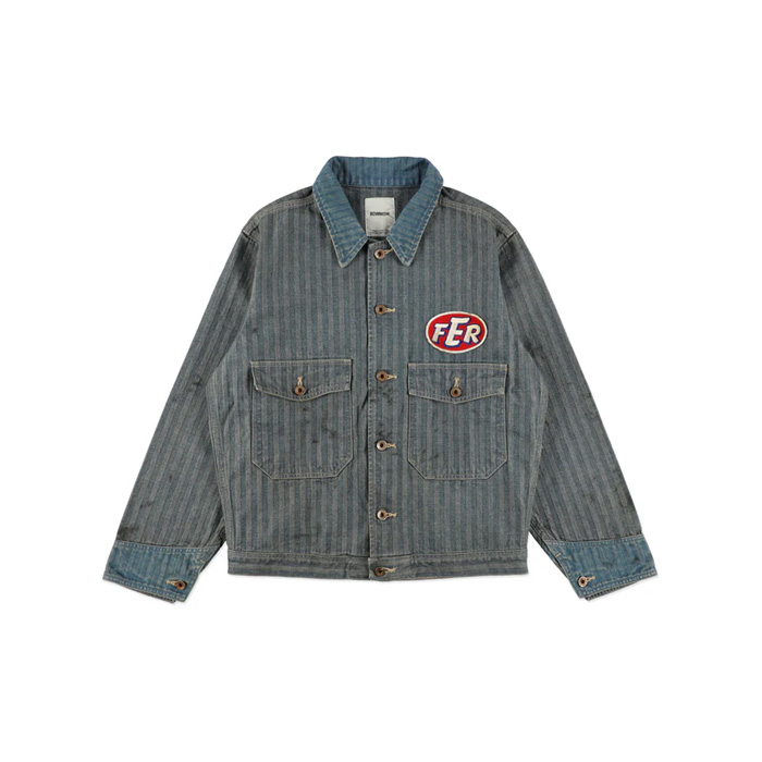 BOWWOW(バウワウ) FER GRITGEAR JACKET AGED / BW261-FGGJ / INDIGO HERRINGBONE
