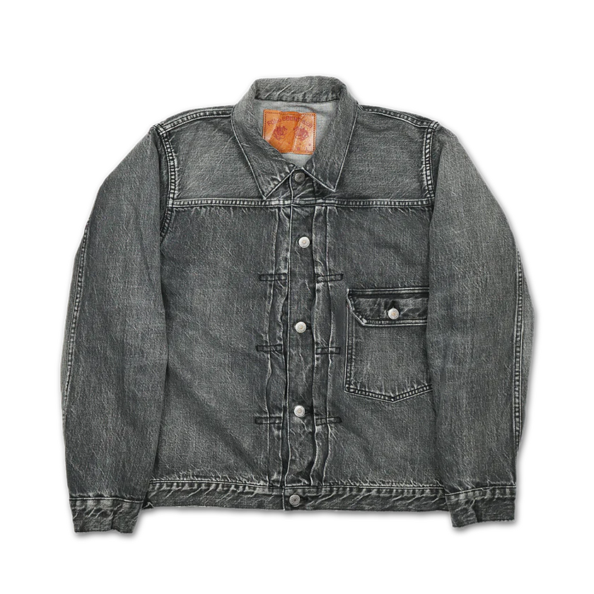 FULLCOUNT(フルカウント) 2107BKHW Type 1 Black Denim Jacket Dartford