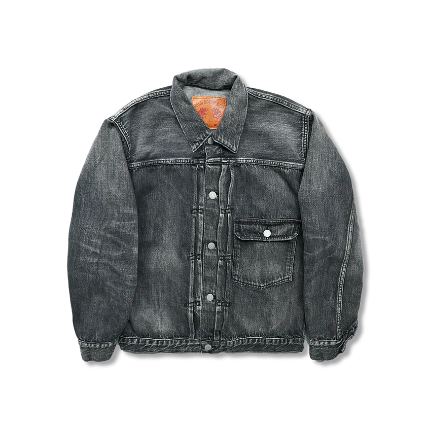 FULLCOUNT(フルカウント) 2107BKSSHW Type 1 Black Denim Jacket Dartford (Super Smooth)