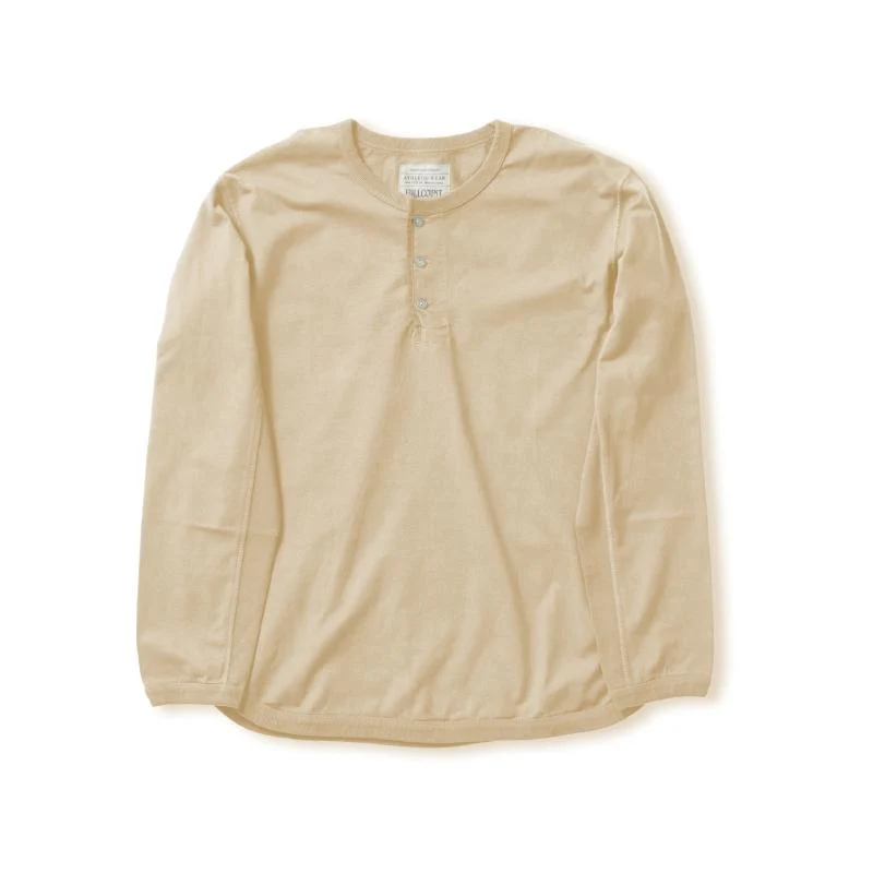 FULLCOUNT(フルカウント) 5222LH Flat Seam Heavyweight Longsleeve Henley T Shirt Ecru