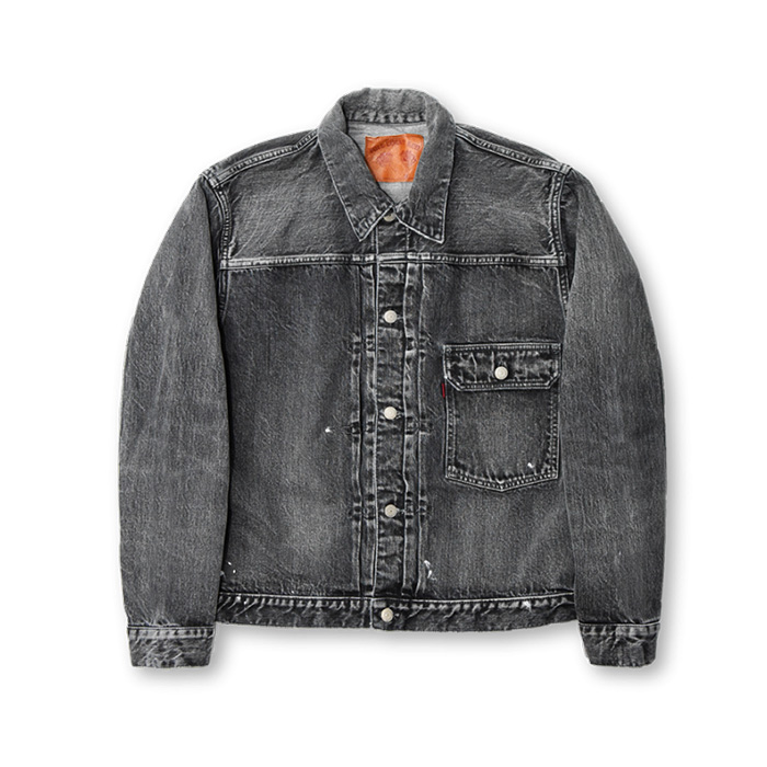 フルカウント 2107BKHW Type 1 Black Denim Jacket Dardford (24SS:Limited Collection） ブラックデニムバージョン デニムジャケット