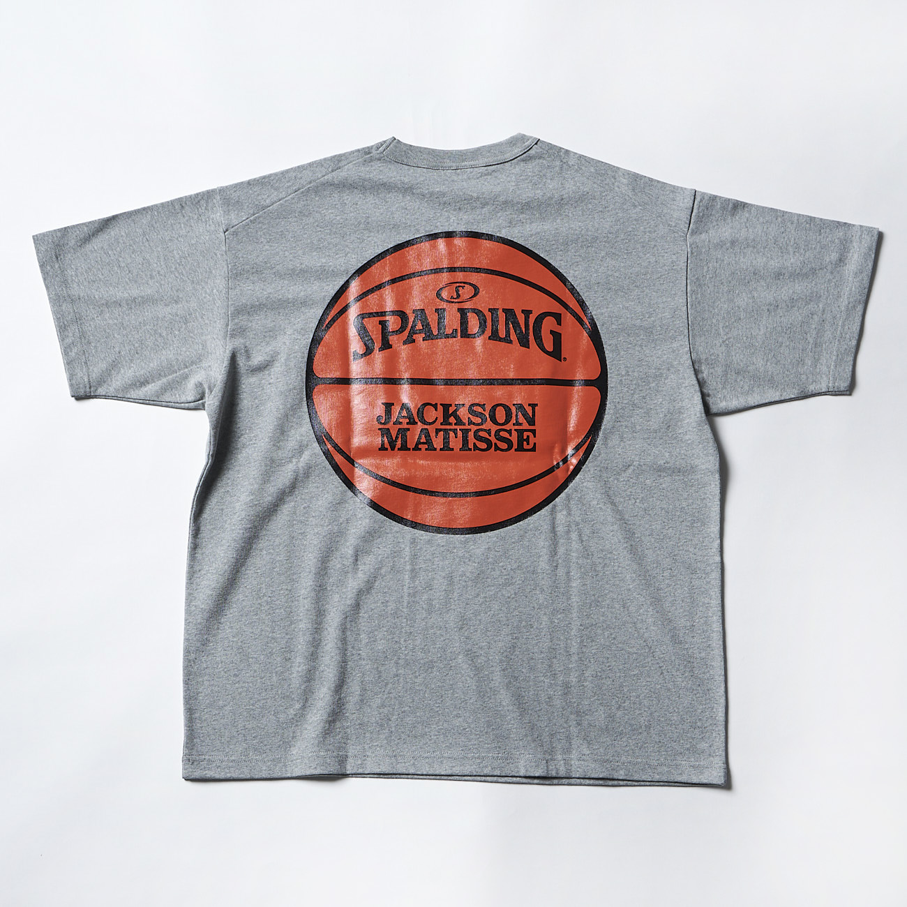 ジャクソンマティス JM23SSSP01 SPALDING×JM Basketball Pocket Tee コラボTシャツ グレー