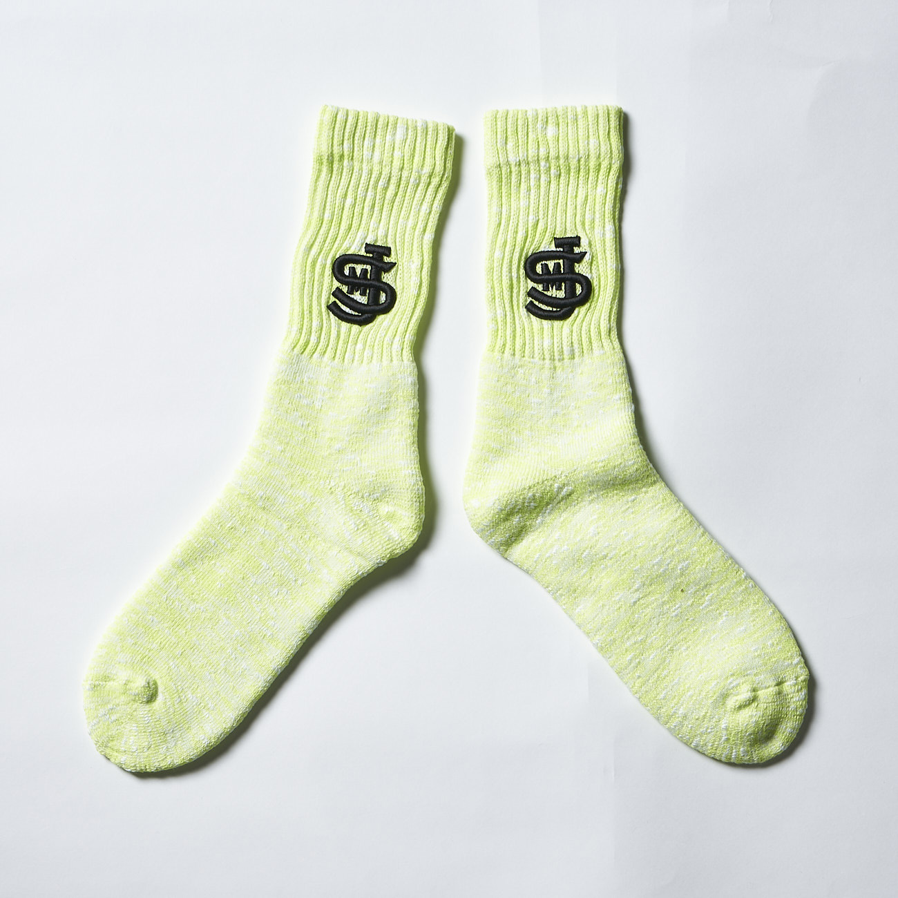 ジャクソンマティス JZ23SS006 ROSTER SOX×JM 3D Logo Socks 3D刺繍ソックス 靴下 イエロー