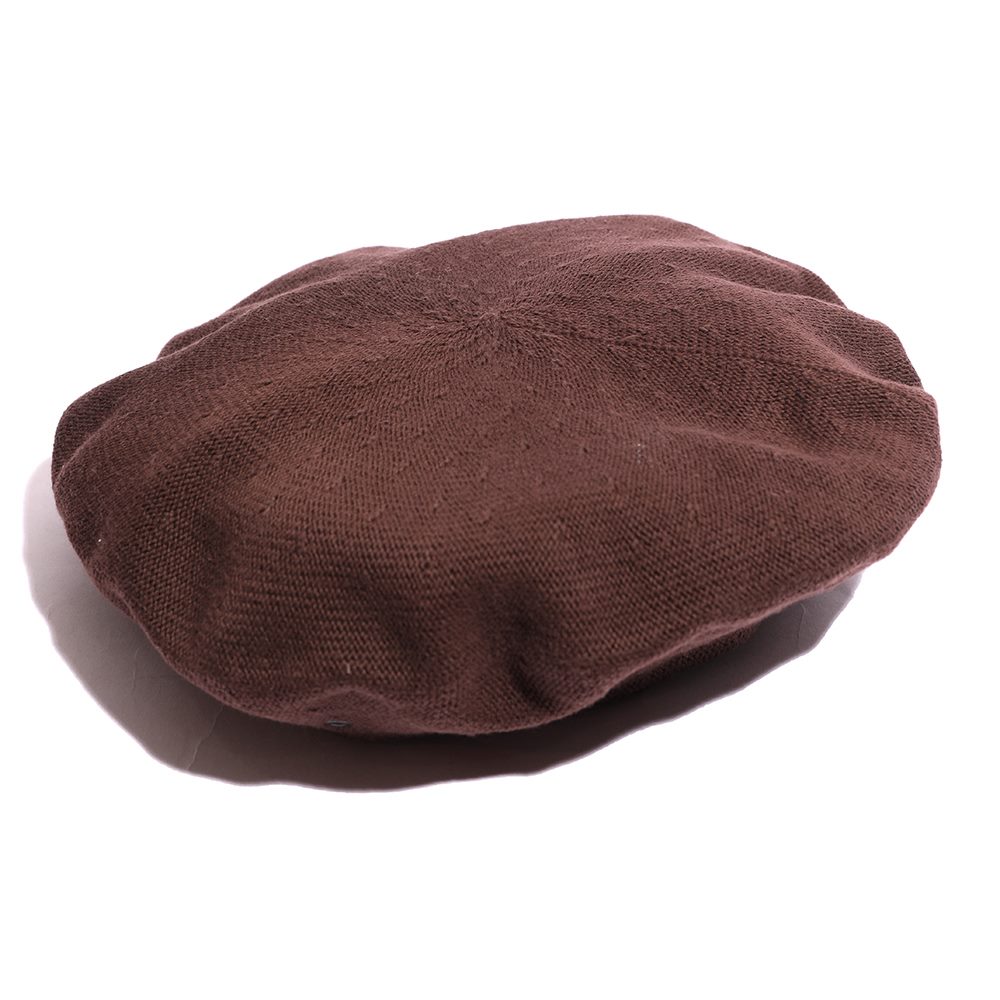 HIGHLANDS COTTON BERET:BROWN