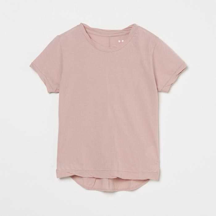 スリードッツ KD1003Y Jersey colette washed tee ジャージーコレット ウォッシュドTシャツ soft mauve レディース 定番 スーピマコットン ヴィンテージライク