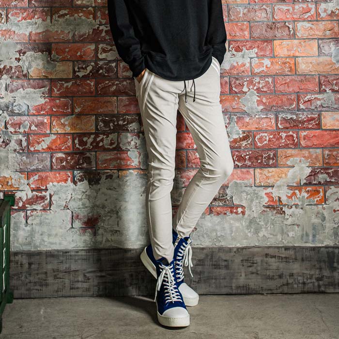 31th Collection リサウンドクロージング BASIC-ST-014 EDGE NYLON PT NYLONGREY エッジナイロンラインパンツ