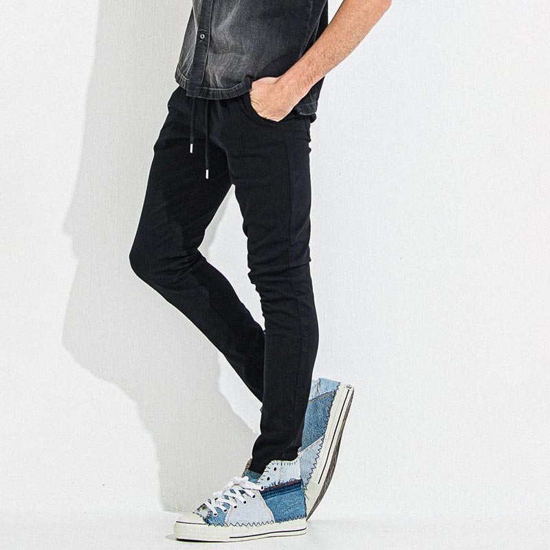 36th Collection リサウンドクロージング RC36-ST-016TD DENIM JERSEY CHRIS EASY TUCK PT ブラック メンズ デニムジャージ パンツ