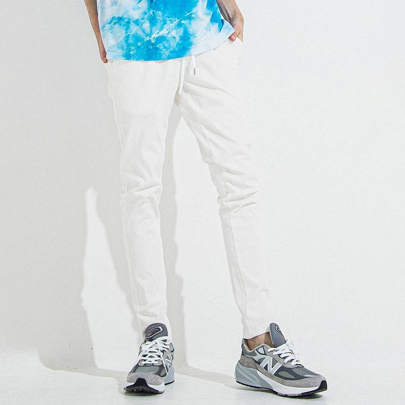 36th Collection リサウンドクロージング RC36-ST-016TD DENIM JERSEY CHRIS EASY TUCK PT ホワイト メンズ デニムジャージ パンツ