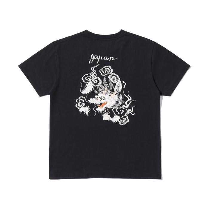 テーラー東洋 Lot No. TT79388 SUKA T-SHIRT EMBROIDERED “FLOATING DRAGON” メンズ 半袖 スカ Tシャツ ドラゴン