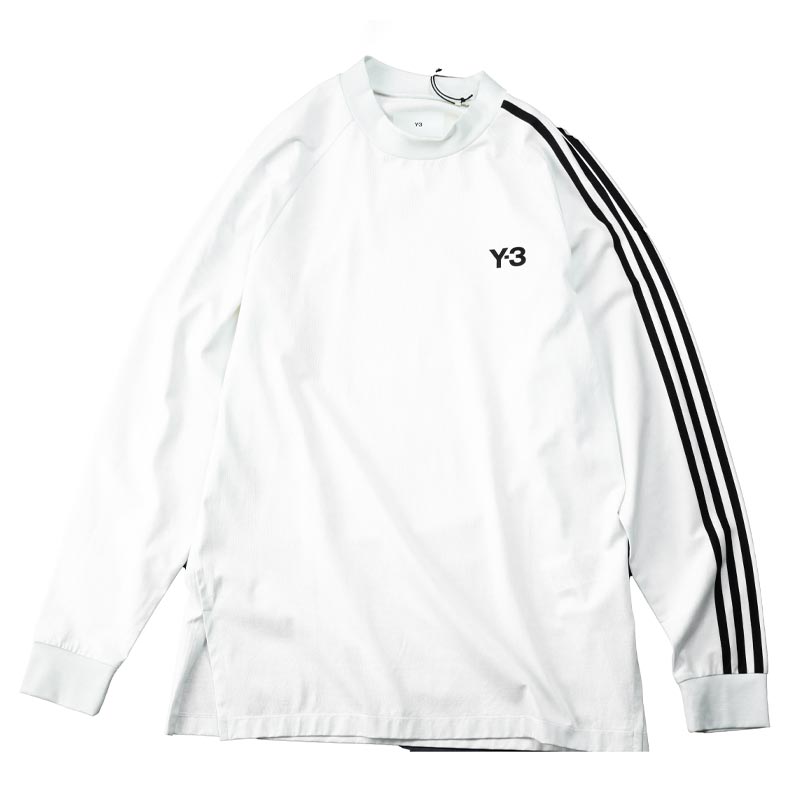 SALE ワイスリー IA1421-APPA23 3S LS TEE スリーストライプ LS Tシャツ ホワイト 長袖 ロンT カットソー ユニセックス