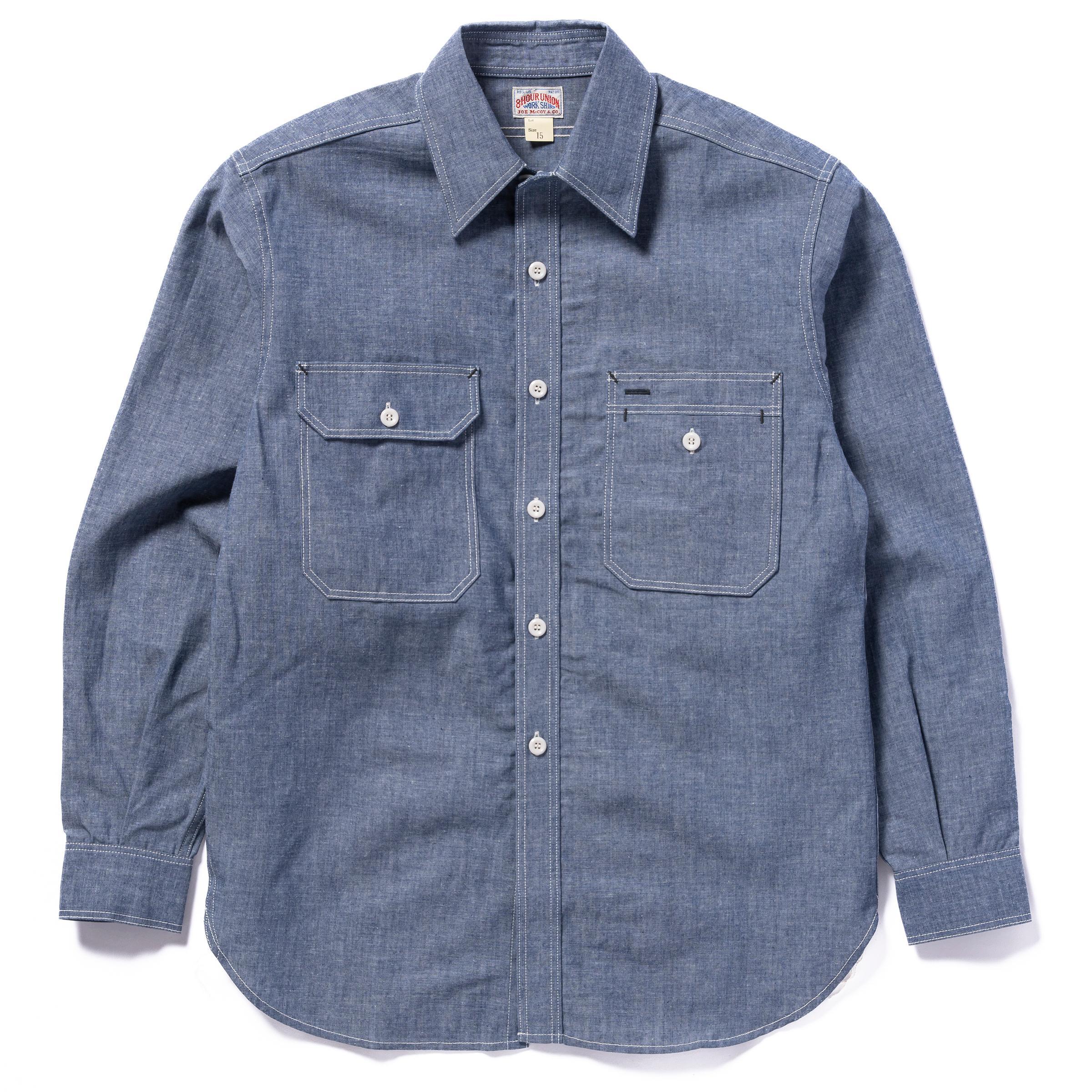 8HU CHAMBRAY SERVICEMAN SHIRT