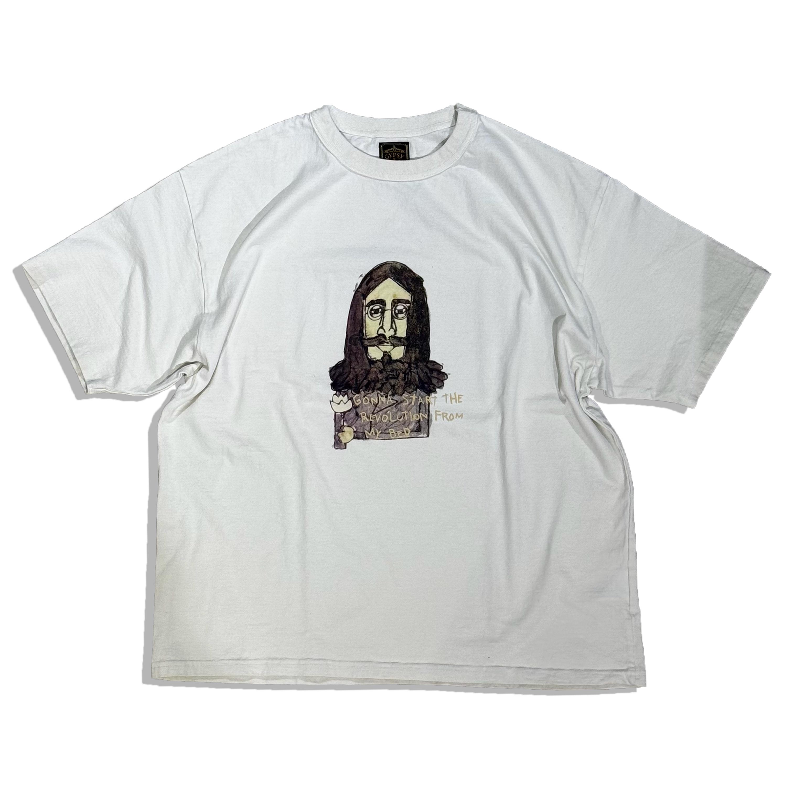 PEACE PRINT TEE　ピースプリントTシャツ　GS2449964:IVORY