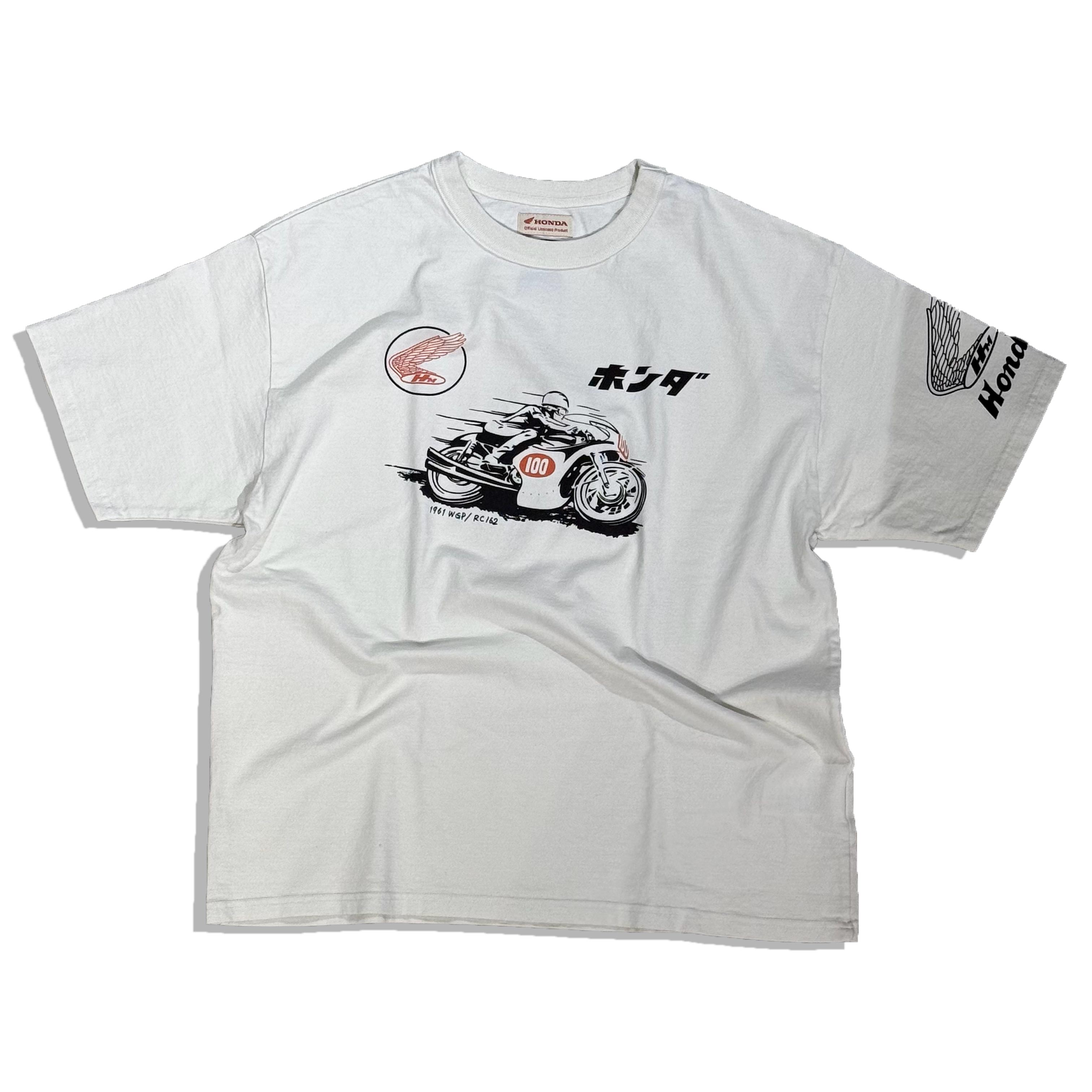 HONDA×GS BAGGY TEE (racer)　ホンダコラボジーエスバギーティーレーサー　GS2349977:IVORY