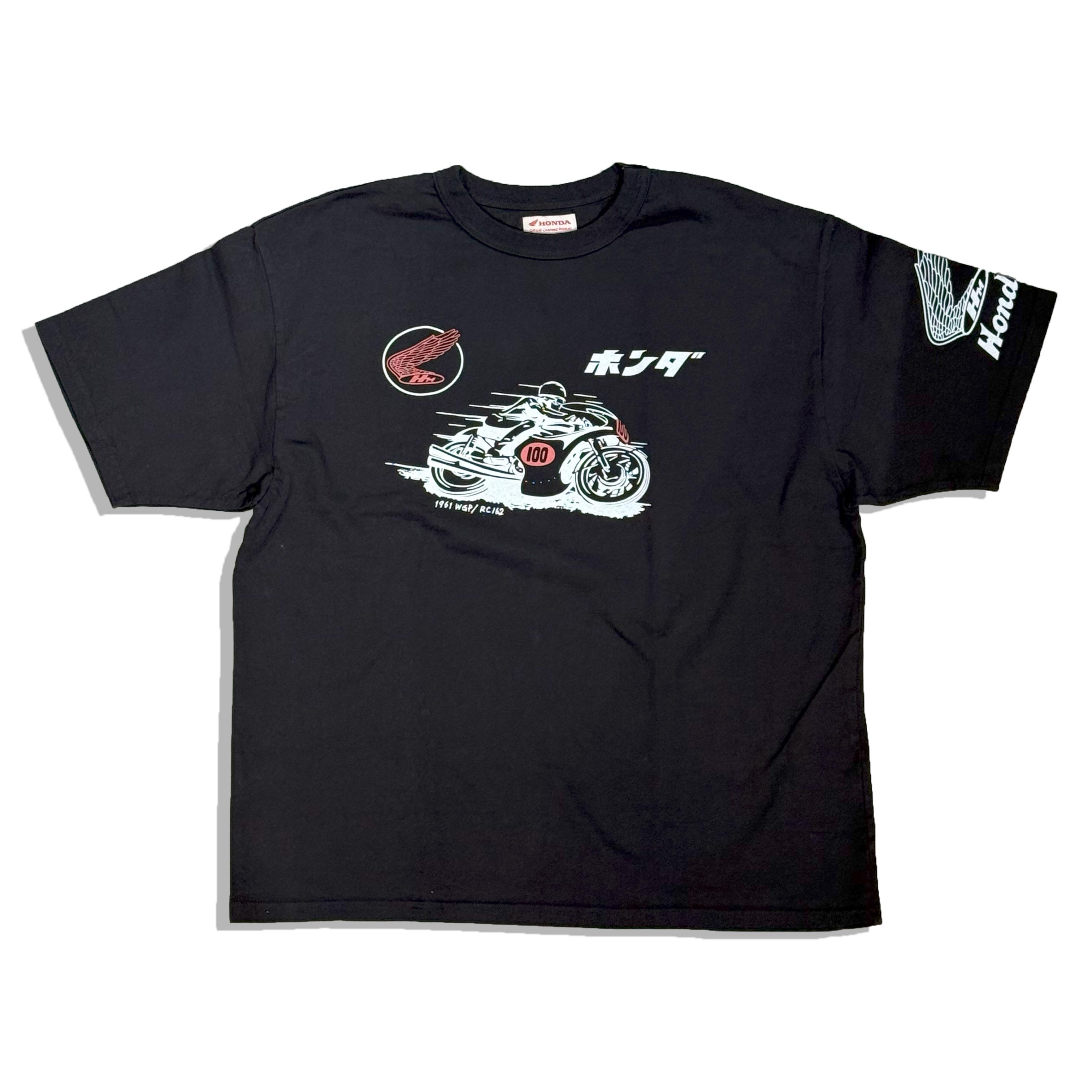 HONDA×GS BAGGY TEE (racer)　ホンダコラボジーエスバギーティーレーサー　GS2349977:BLACK