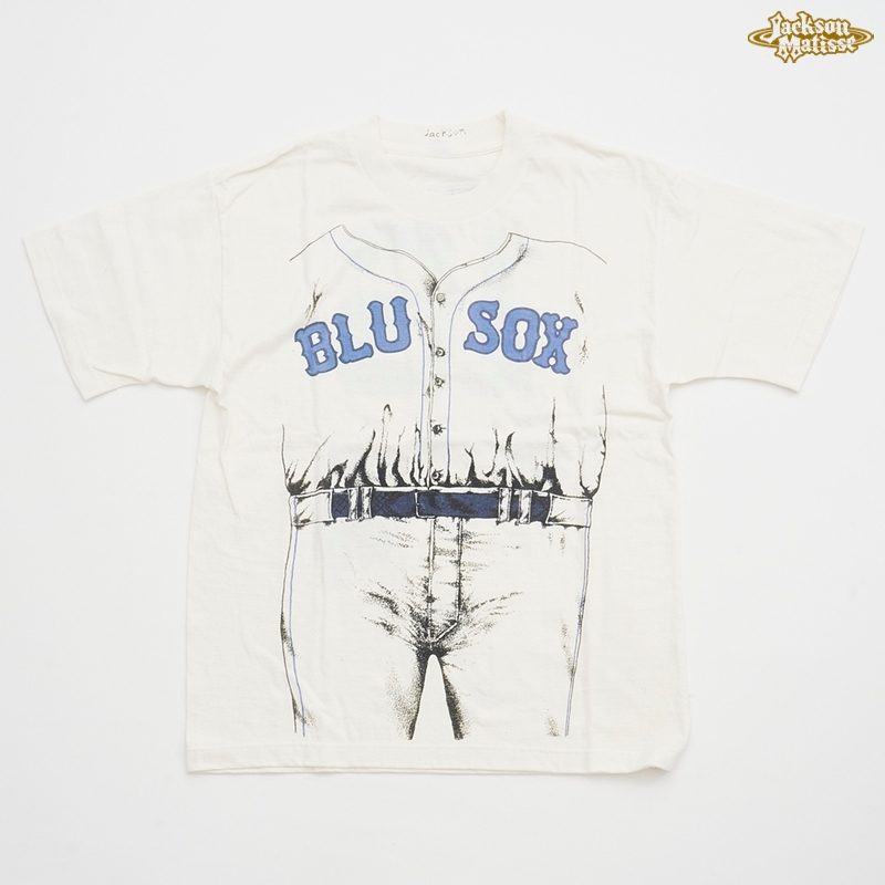 SALE 50%OFF BLUE SOX Tee WHITE JM21AW027