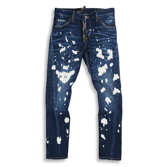 SALE DSQUARED2 ディースクエアード Sexy Twist Bleach Splash Cool Guy Jeans セクシーツイスト メンズ デニム