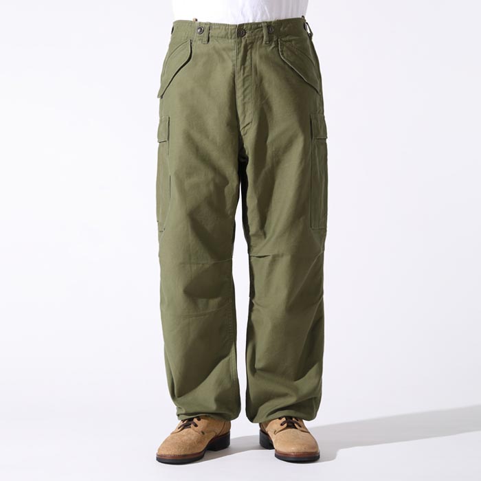 バズリクソンズ Lot No. BR41962 TROUSERS, SHELL, FIELD, M-1951 オリーブ メンズ カーゴパンツ 米陸軍 フィールドトラウザース M-51 ミリタリー