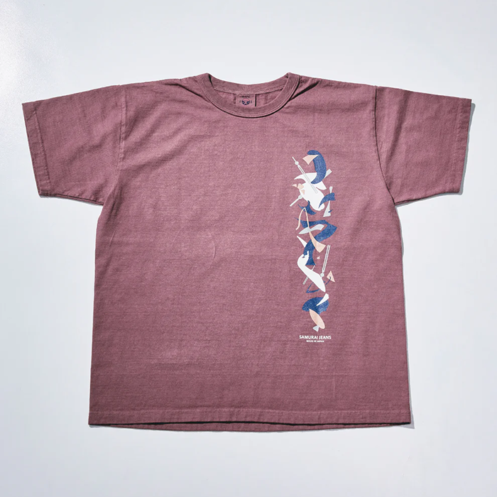 SAMURAI JEANS(サムライジーンズ)SJST26-103 (ヘビーウエイトTシャツ):Ankoh Red