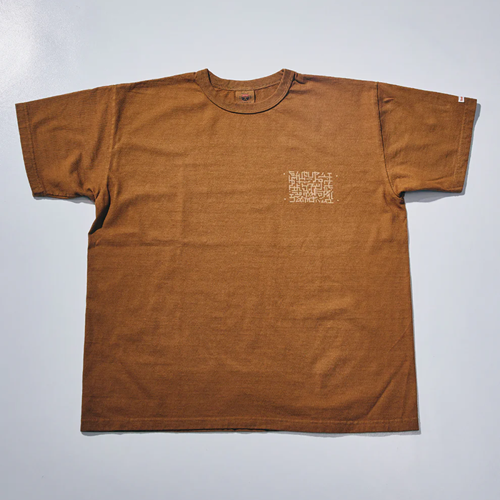 SAMURAI JEANS(サムライジーンズ)SJST26-101 (ヘビーウエイトTシャツ):Brown