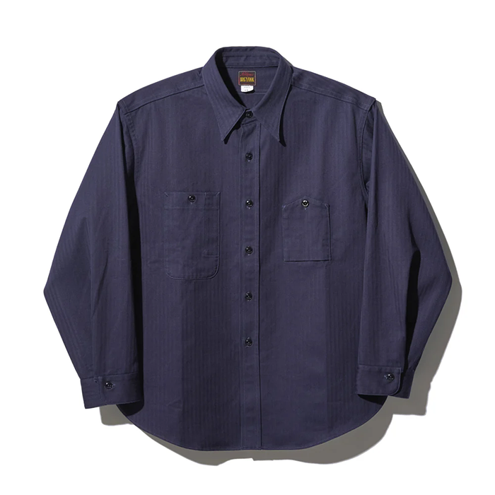 BIG YANK(ビッグヤンク)Y1944 HBT SHIRT:NAVY