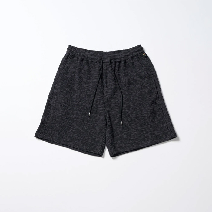 muta(ムータ) × wjk(ダヴルジェイケイ) knit jacquard relax shorts 502 mw02 black (99)