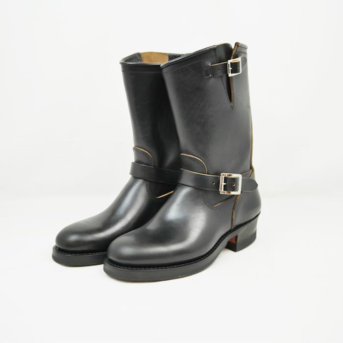 ビルトバック Lot.444-1 Engineer Boots Horsebutt ブラック メンズ エンジニアブーツ ホースバット ビブラムソール