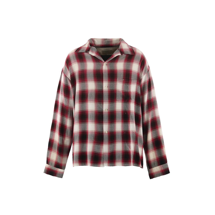 SAINT Mxxxxxx(セントマイケル) SM-MK8-0000-045 / RAYON SHIRT / CHECK / RED