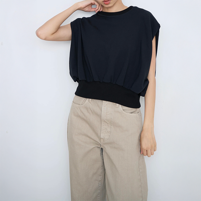 ルミノア  LMB028  LEGER（レジェ） BLACK  レディース カットソー