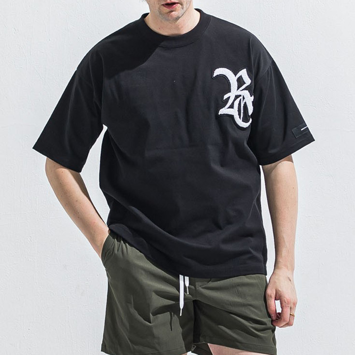 RESOUND CLOTHING(リサウンドクロージング) RC OVER TEE RC40-T-006 BKWH
