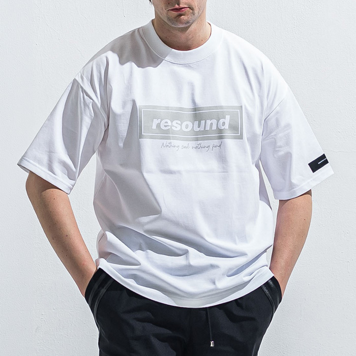 RESOUND CLOTHING(リサウンドクロージング) BOX OVER TEE RC40-T-007 WHGREY