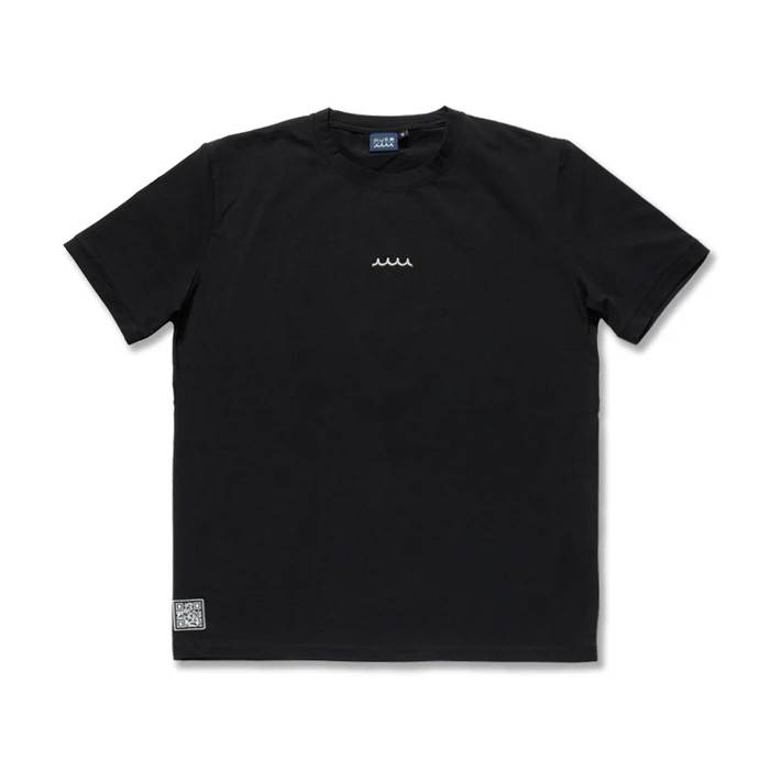 muta MARINE(ムータマリン) QR WAVE ストレッチTシャツ MMKW-434764 ブラック