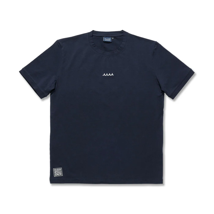 muta MARINE(ムータマリン) QR WAVE ストレッチTシャツ MMKW-434764 ネイビー